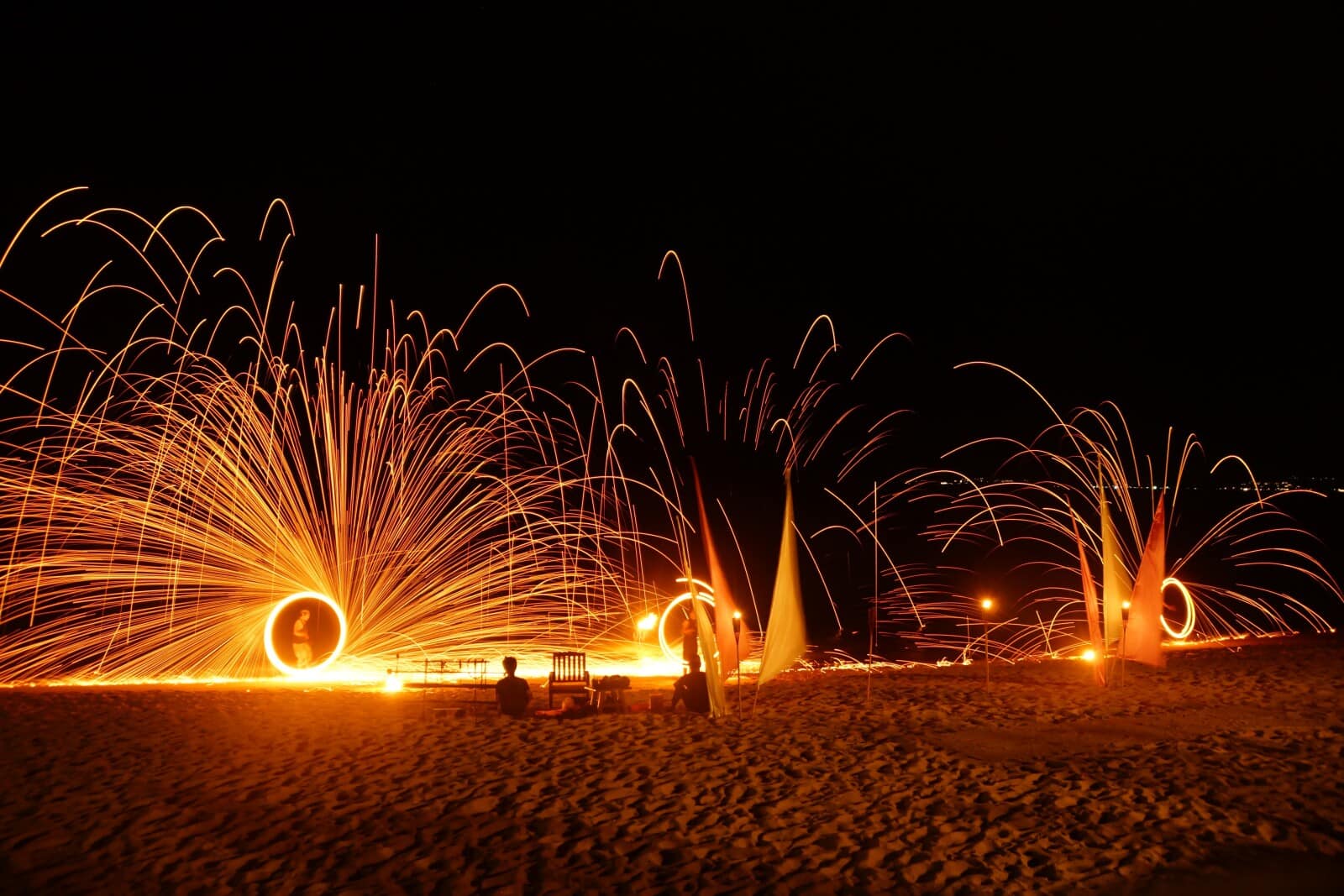 Fireshow Samui Beach Blue Coco villa